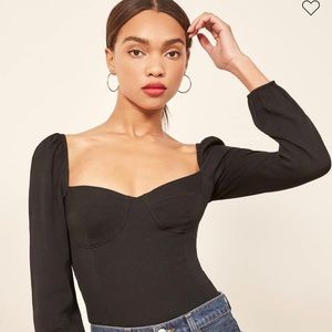 Reformation Reign Top, Size 8, new with tags
